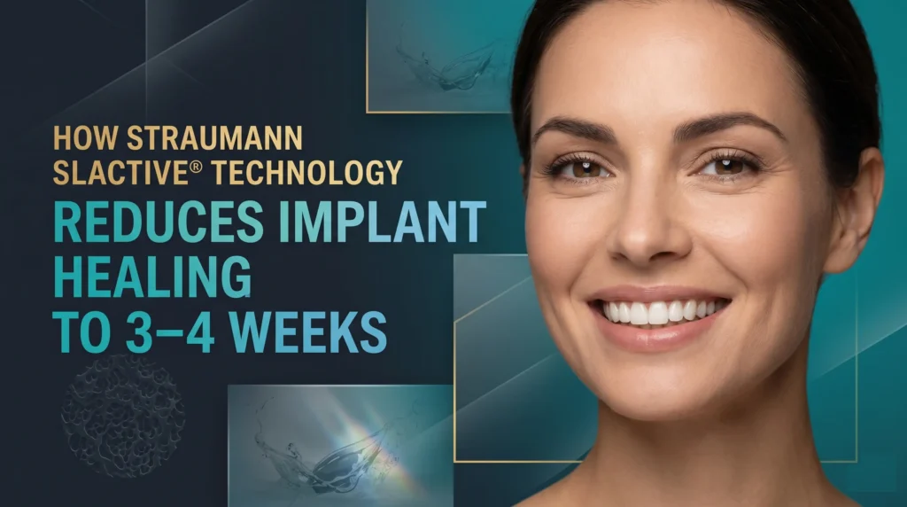 How Straumann SLActive® Technology Reduces Implant Healing to 3–4 Weeks