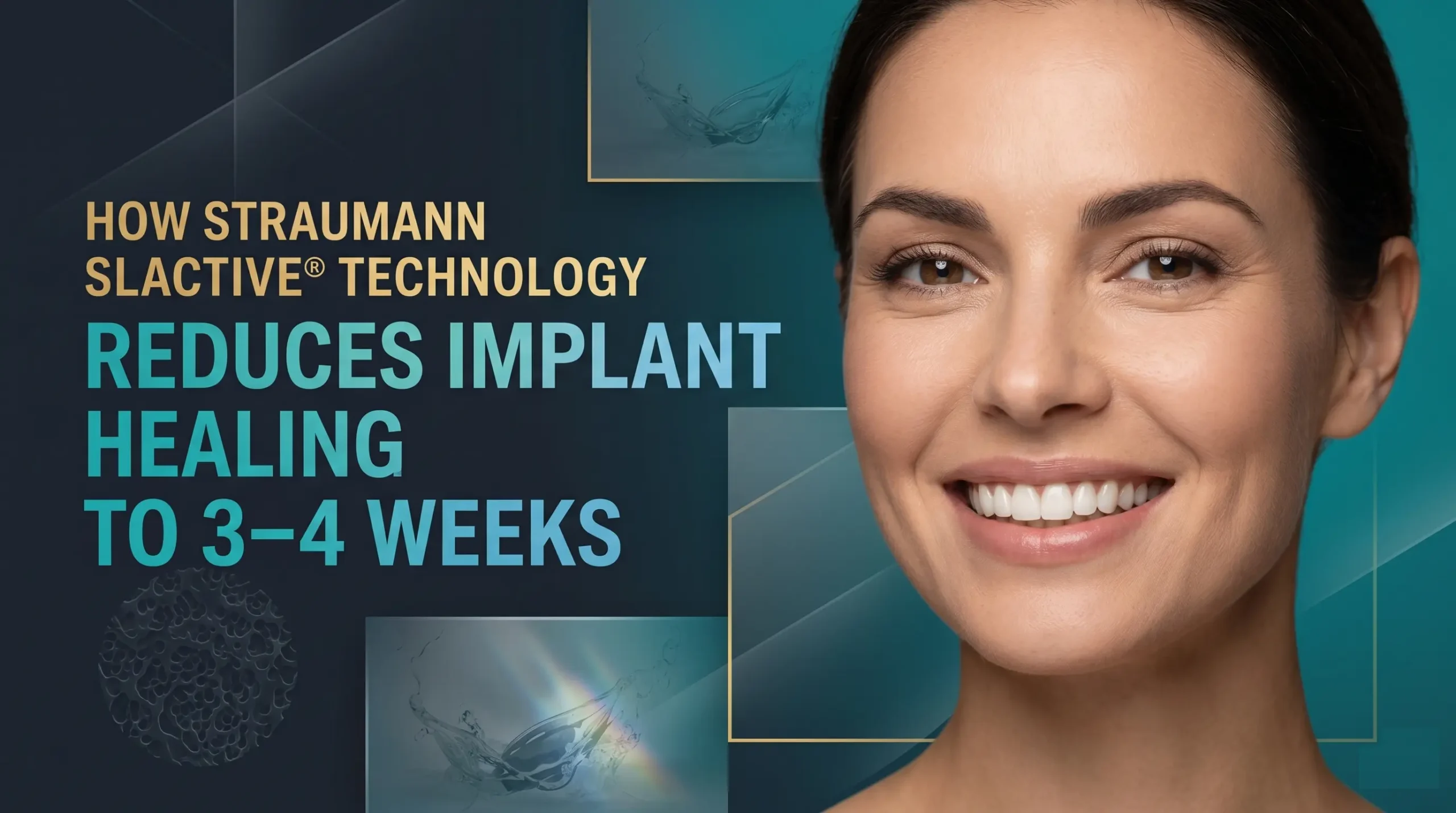How Straumann SLActive® Technology Reduces Implant Healing to 3–4 Weeks